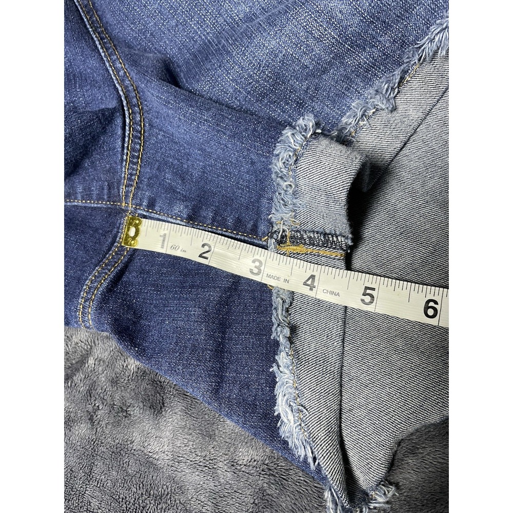 Torrid Shorts Womens 26 Blue‎ Vintage Stretch Denim 5 Inch High Rise Button Fly - Picture 8 of 10